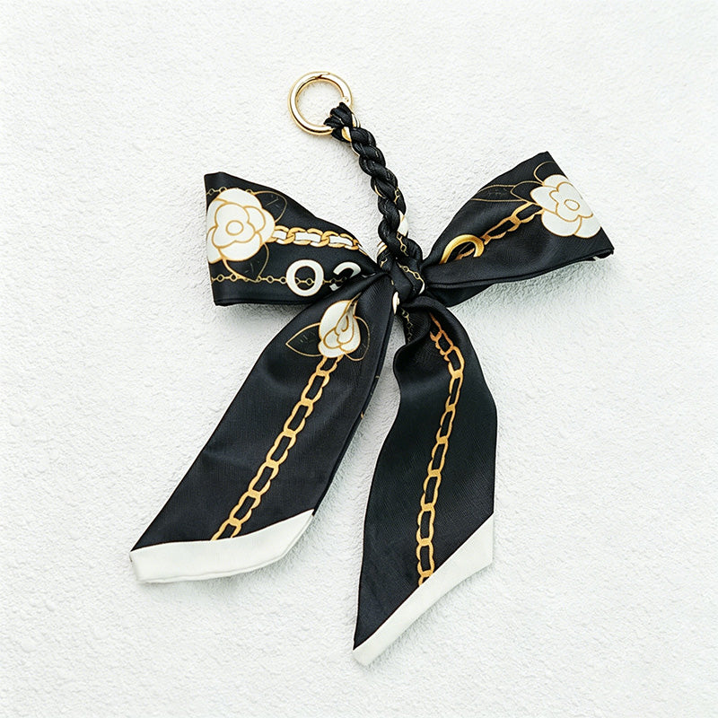 CouldNook Patterned Bow Bag Charm - Giftable Bag Accent