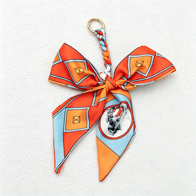 CouldNook Red Series Bow Bag Charm - Soft Bag Accent