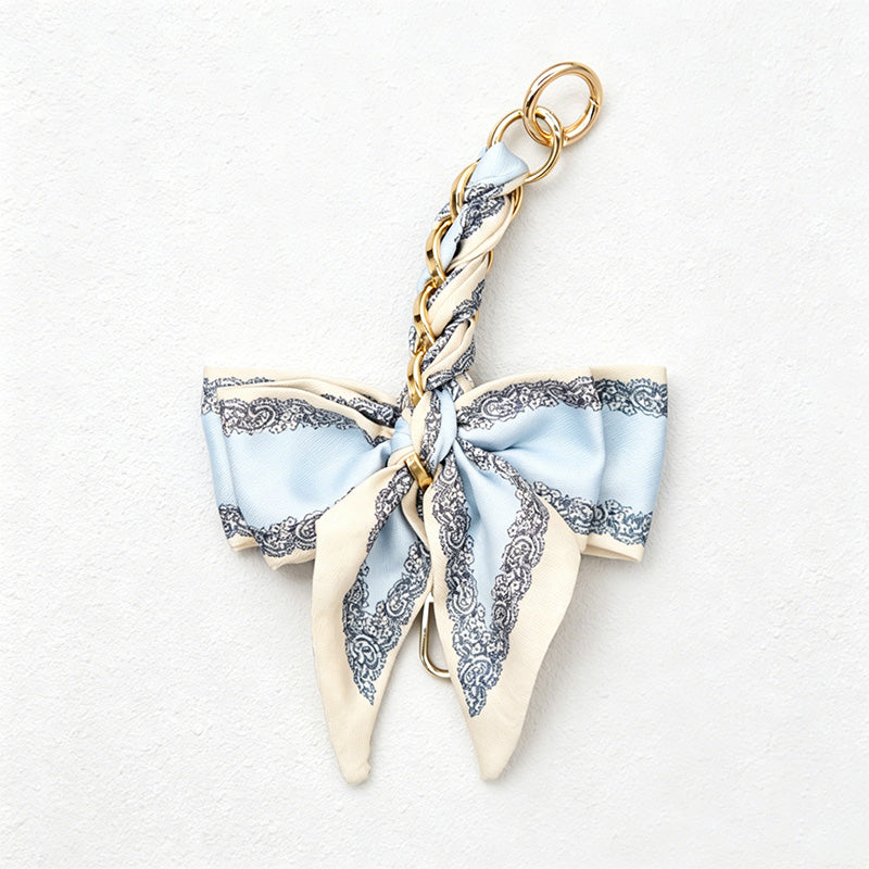 CouldNook 6.69’’ Leaf Pattern Bow Bag Extender - Bag Accent