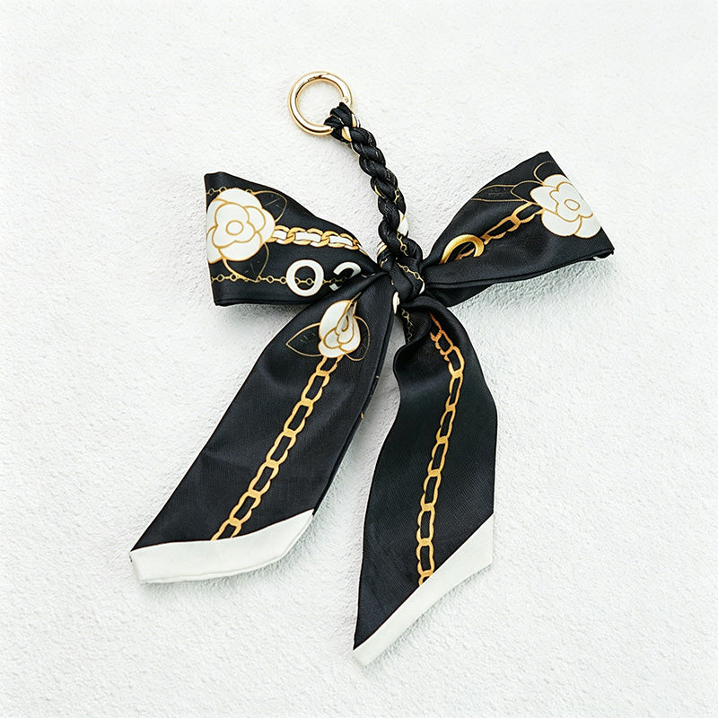 CouldNook Black Series Bow Bag Charm - Soft Bag Accent