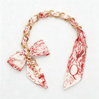 CouldNook 16.54'' Pattern Bow Chain Bag Strap - Everyday Accent