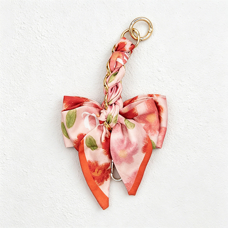 CouldNook 6.69’’ Leaf Pattern Bow Bag Extender - Bag Accent