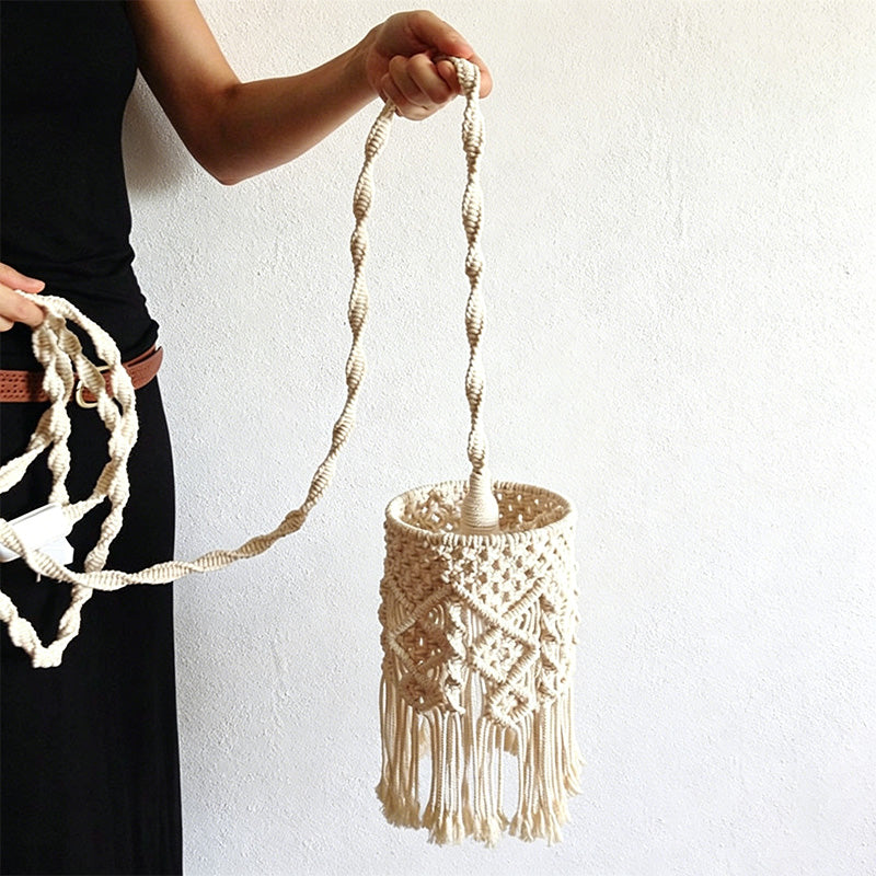 CouldNook Boho Pendant Lamp - Warm Hanging Light Shade