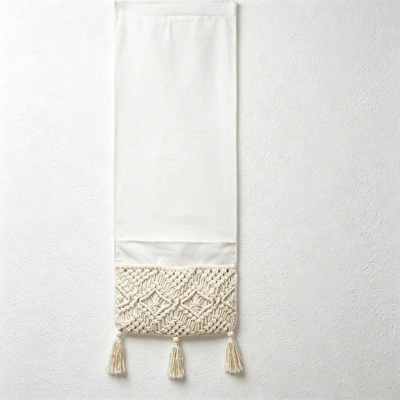 CouldNook Macrame Hanging Storage Bag - Wall Organizer Decor