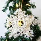 CouldNook Macrame Star Wall Hanging - Holiday Home Decor