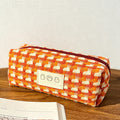 CouldNook Woven-Look Zip Storage Pouch - Desk and Travel Accent