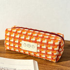 CouldNook Woven-Look Zip Storage Pouch - Desk and Travel Accent
