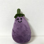 CouldNook Eggplant Plush Bag Charm - Vegetable Accent