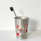 CouldNook Polka Dot Dog Rinse Cup - Durable 304 Stainless Steel Tumbler