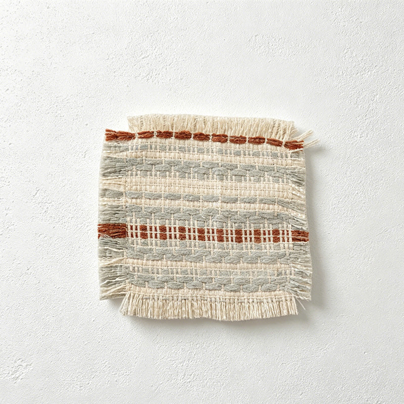 CouldNook Fringed Line Placemat - Soft Bohemian Dining Pad