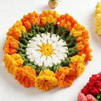 CouldNook Hand Crochet Bellflower Coaster - Floral Heat Resistant Table Decor