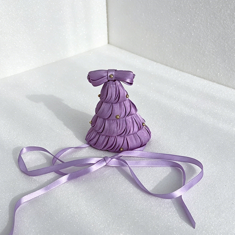 CouldNook Ribbed Fabric Hair Bow Clip - Soft Hair Accessory