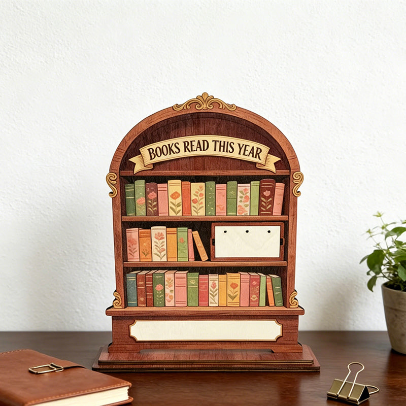 CouldNook Wood Book Nook Display - Shelf Decor Accent