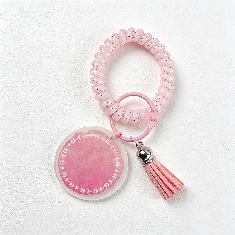 CouldNook Beaded Ring Keychain Charm - Bag Accent