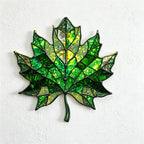 CouldNook Maple Leaf Window Suncatcher - Hanging Home Decor (小胡0611-8AC7HBW121)-ok