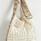 CouldNook Hollow Out Floral Shoulder Bag - Everyday Carry Accent