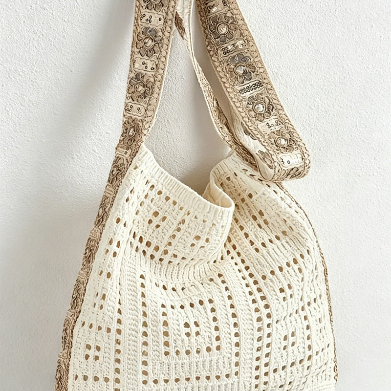 CouldNook Hollow Out Floral Shoulder Bag - Everyday Carry Accent