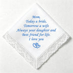 CouldNook Sentiment Handkerchief - Wedding Gift Keepsake