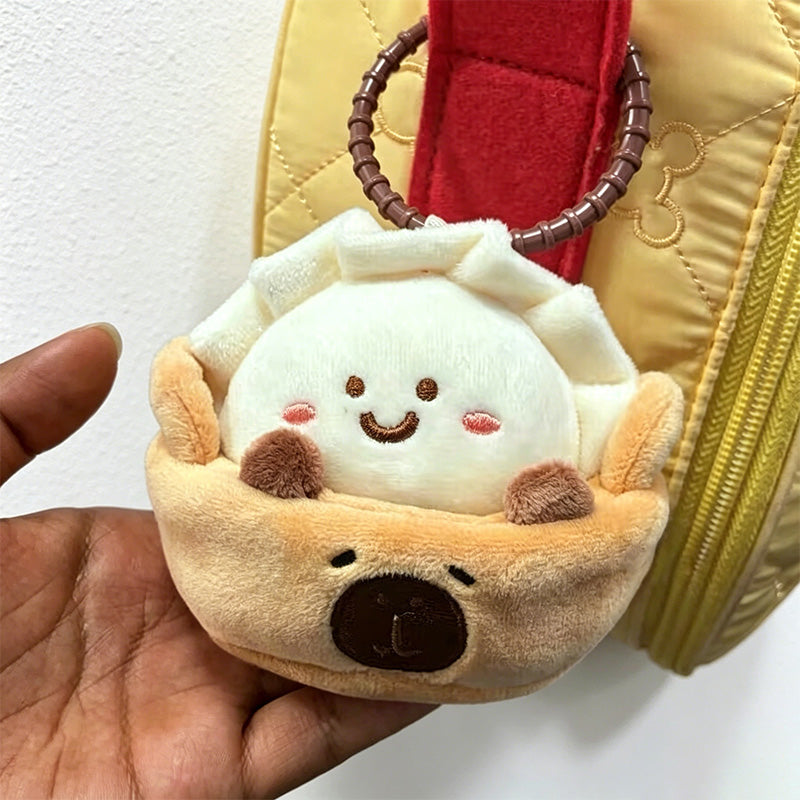 CouldNook Dumpling Bowl Plush Bag Charm - Snack Accent