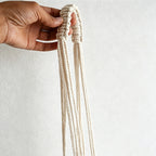 CouldNook Macrame Bottle Carrier - Woven Drink Holder