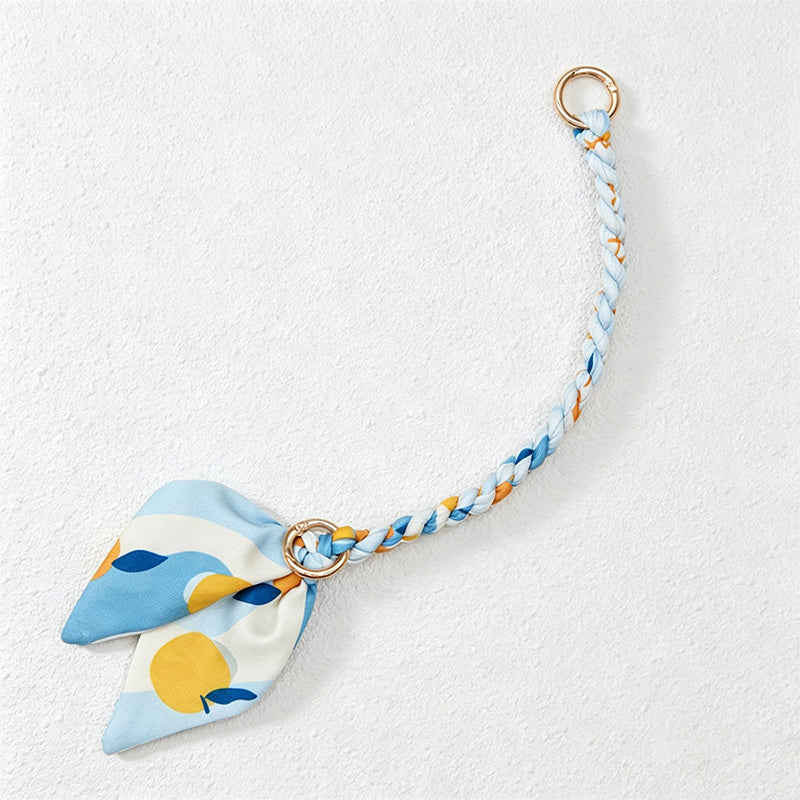 CouldNook 10.24'' Blue Series Short Leaf Ribbon Bag Strap - Mini Accent