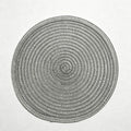 CouldNook Nordic Round Woven Placemat - Aesthetic Cotton Yarn Mat