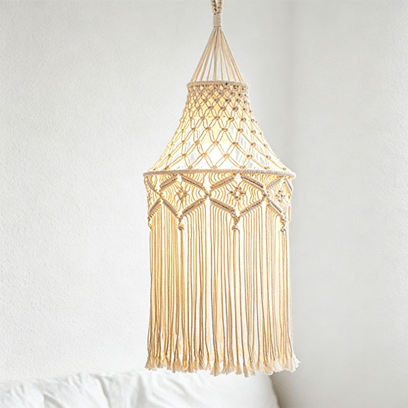 CouldNook Macrame Chandelier Lampshade - Hanging Light Decor