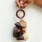 CouldNook Handmade Natural Plant Pod - Wind Chime Keychain