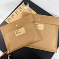 CloudNook Non‑Woven Envelope Pouch‑Snap Button Storage Bag