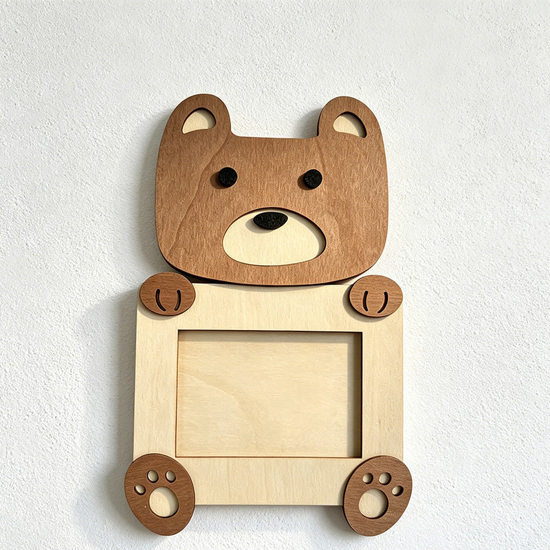 CouldNook Animal Wood Growth Chart - Nursery Room Decor