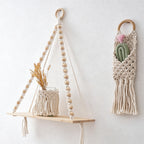CouldNook Beaded Hanging Wall Shelf - Small Display Rack