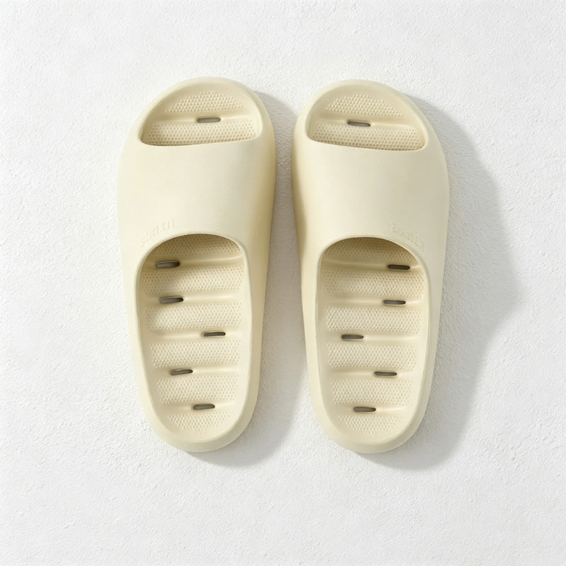 CouldNook Round Sculpted Sole Home Slippers - Easy Storage Accent