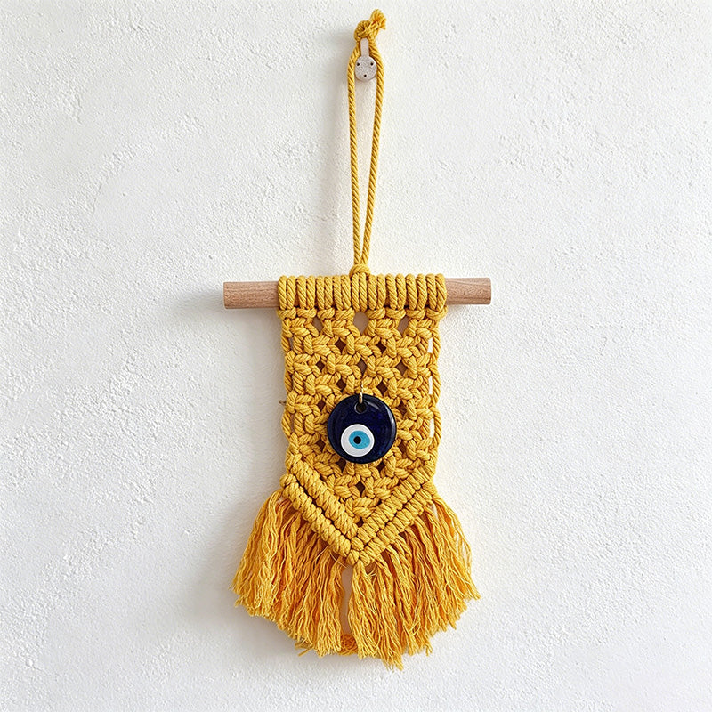 CouldNook Macrame Evil Eye Wall Hanging - Boho Wall Decor