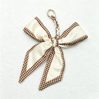 CouldNook Khaki Series Bow Bag Charm - Soft Bag Accent