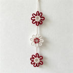 CouldNook Daisy Macrame Wall Hanging - Floral Home Decor