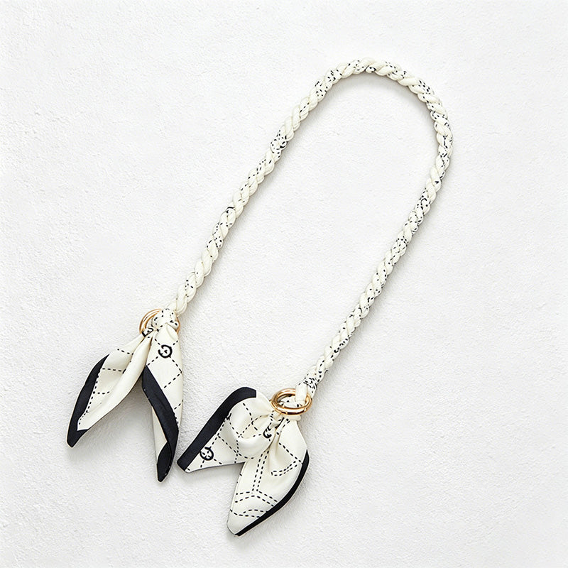 CouldNook 18.89'' Braided Bow Chain Bag Strap - Shoulder Accent