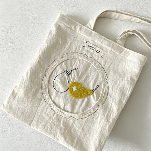 CouldNook Bird Print Canvas Tote Bag - Everyday Carry Accent
