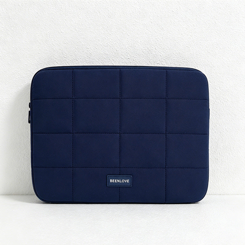 CouldNook Quilted Laptop Sleeve Pouch - Desk Storage Accent