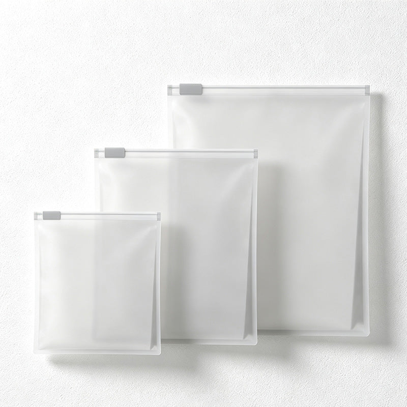 CouldNook Clear Stand Up Zipper Pouch Bags - Practical Room Accent