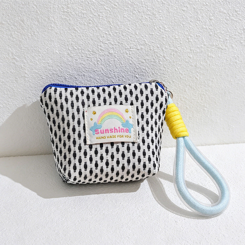 CouldNook Knit Look Mini Pouch - Loop Handle Storage Accent