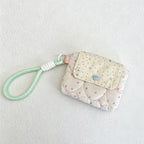 CouldNook Quilted Mini Snap Pouch - Earbud Storage Accent