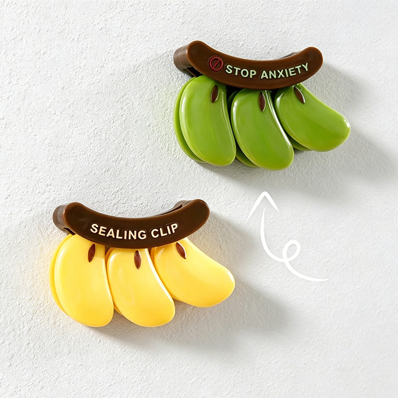 CouldNook Banana Magnetic Sealing Clip - Fridge Display Helper