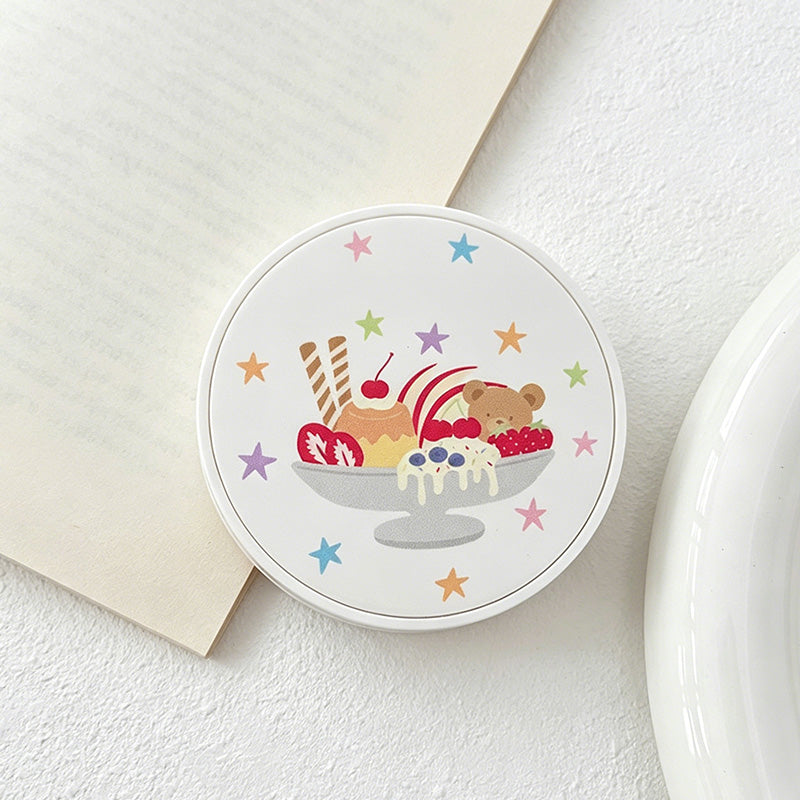 CouldNook Sweet Round Contact Lens Case - Small Home Organizer