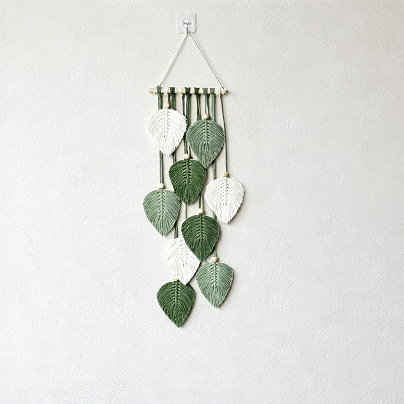 CouldNook Leaf Cascade Wall Hanging - Macrame Home Decor (小胡0611-8BW7HBW109)-ok