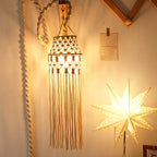 CouldNook Macrame Pendant Lampshade - Hanging Light Decor