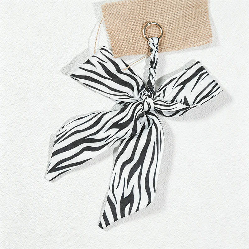CouldNook Patterned Bow Bag Charm - Giftable Bag Accent