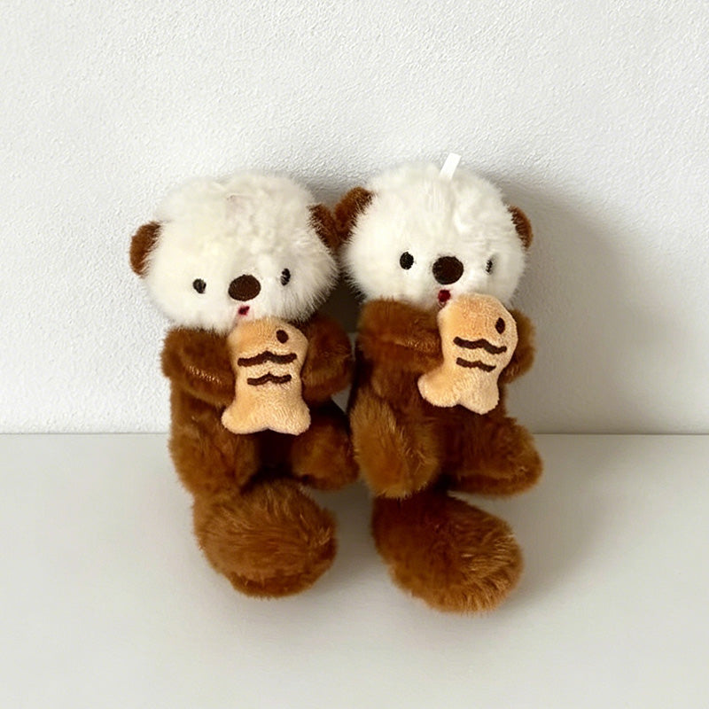 CouldNook Squirrel Plush Bag Charm - Fluffy Tail Accent