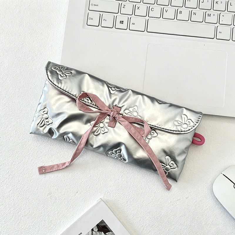 CouldNook Bow and Heart Mini Pouch - Everyday Organizer Bag
