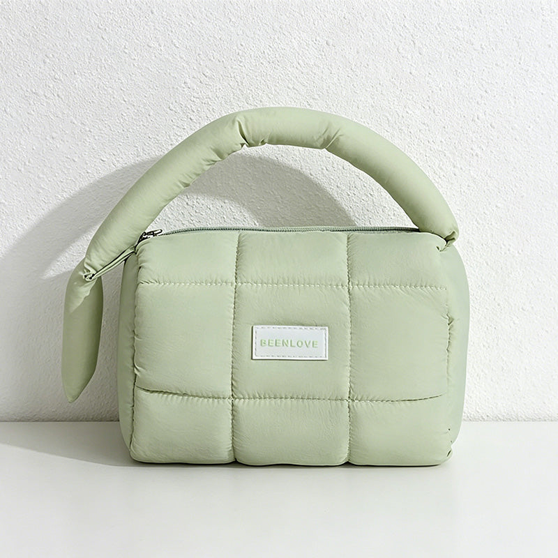 CouldNook Quilted Mini Makeup Bag - Soft Vanity Accent