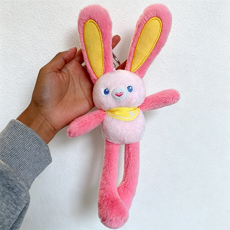 CouldNook Long Ear Bunny Plush Bag Charm - Giftable Accent